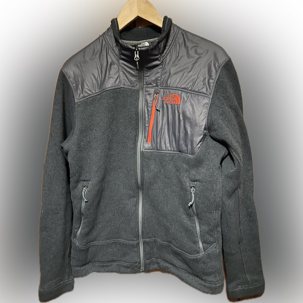 The North Face Men's Gordon Anza Charcoal and Black Performance Jacket Large